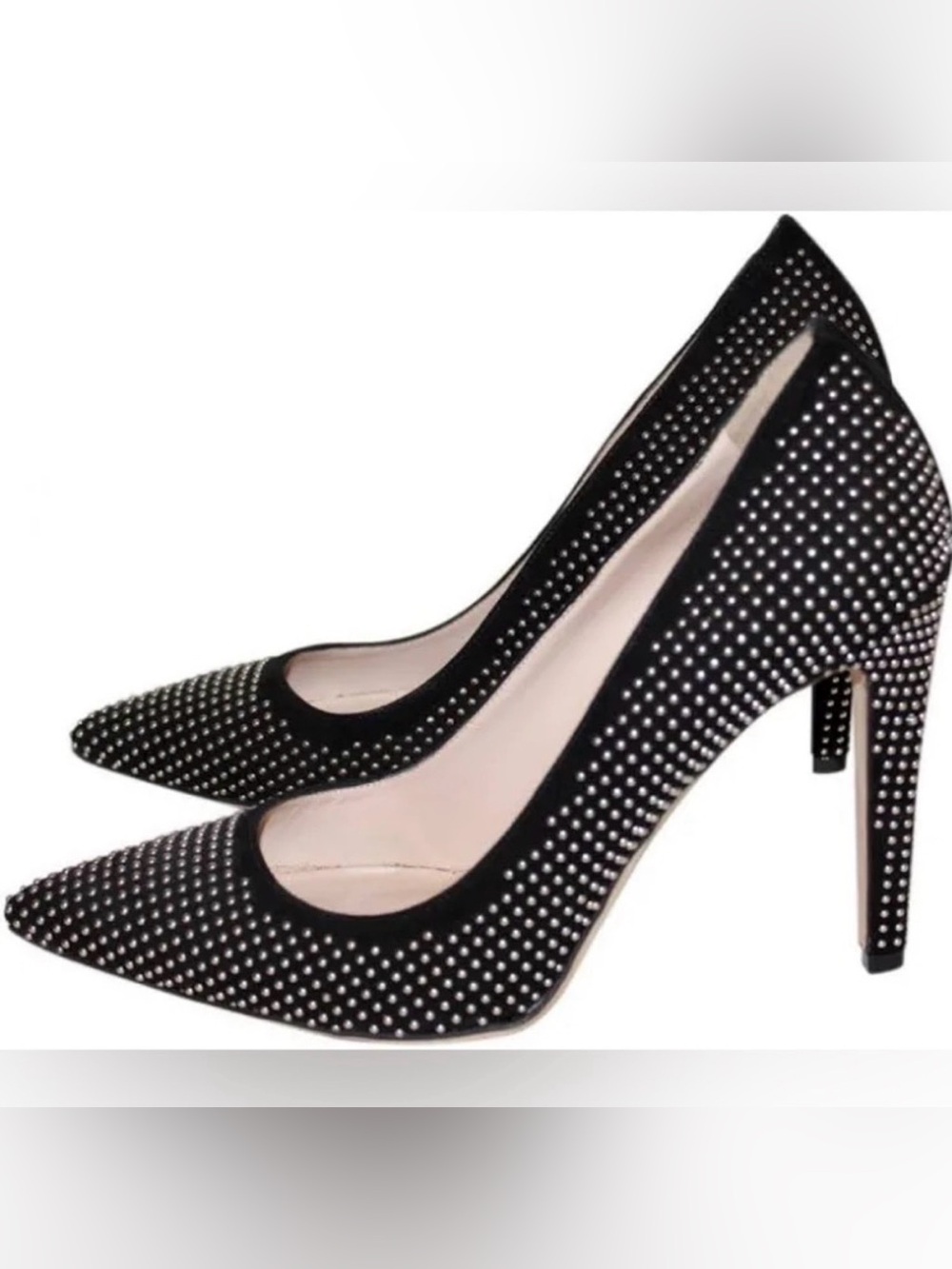 Studded Suede Stiletto
